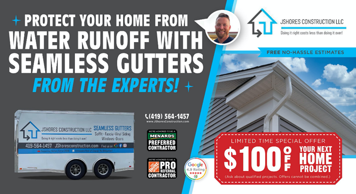 seamless gutters offer